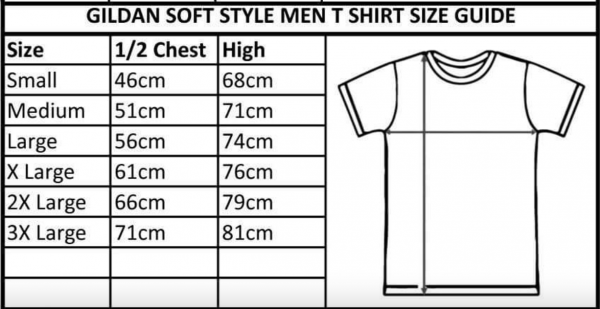 Men's sizing guide